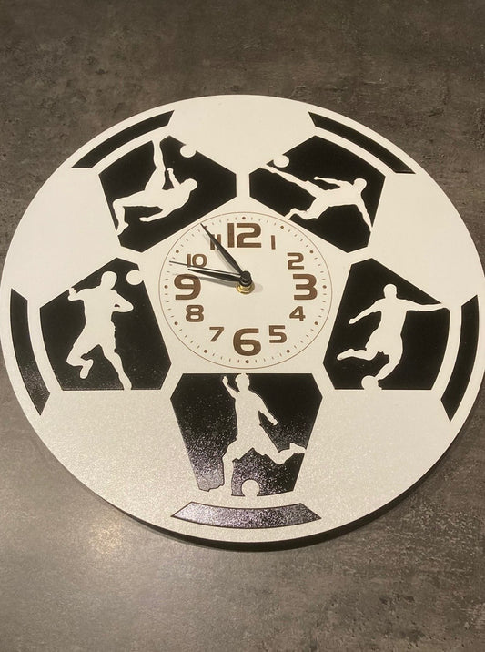 Wandklok voetbal