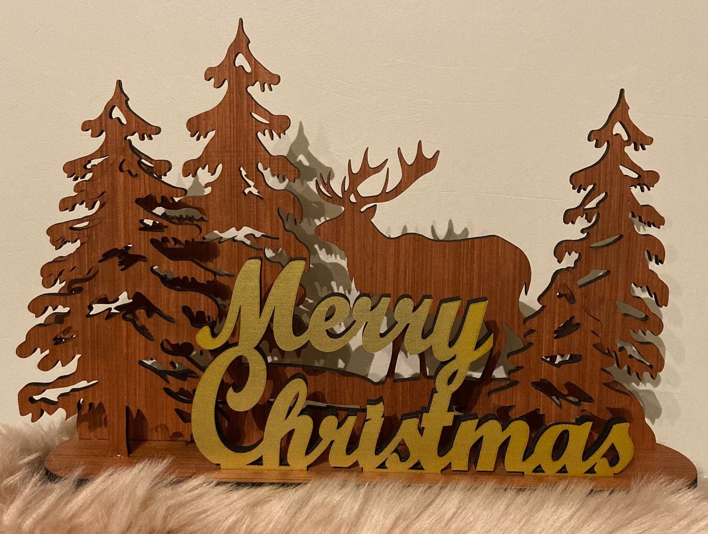 kerstbalk Merry christmas