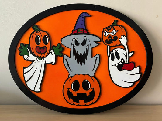 “Halloween” bord grappig spookie
